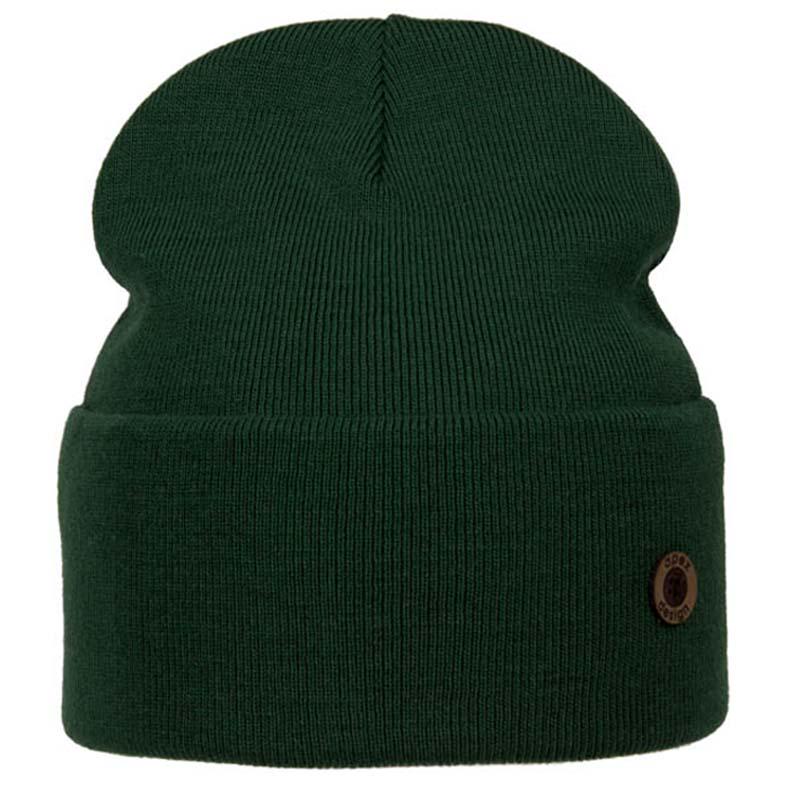 Шапка молодежная лопата гладкой вязки Apex Кант One Size Зеленый (69360) - фото 1 Шапка молодежная лопата гладкой вязки Apex Кант One Size Зеленый (69360) - фото 1