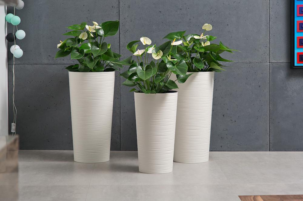 Вазон для квітів Lamela LILIA DLUTO 250х470 мм Білий (25419751878) - фото 2 Вазон для квітів Lamela LILIA DLUTO 250х470 мм Білий (25419751878) - фото 2