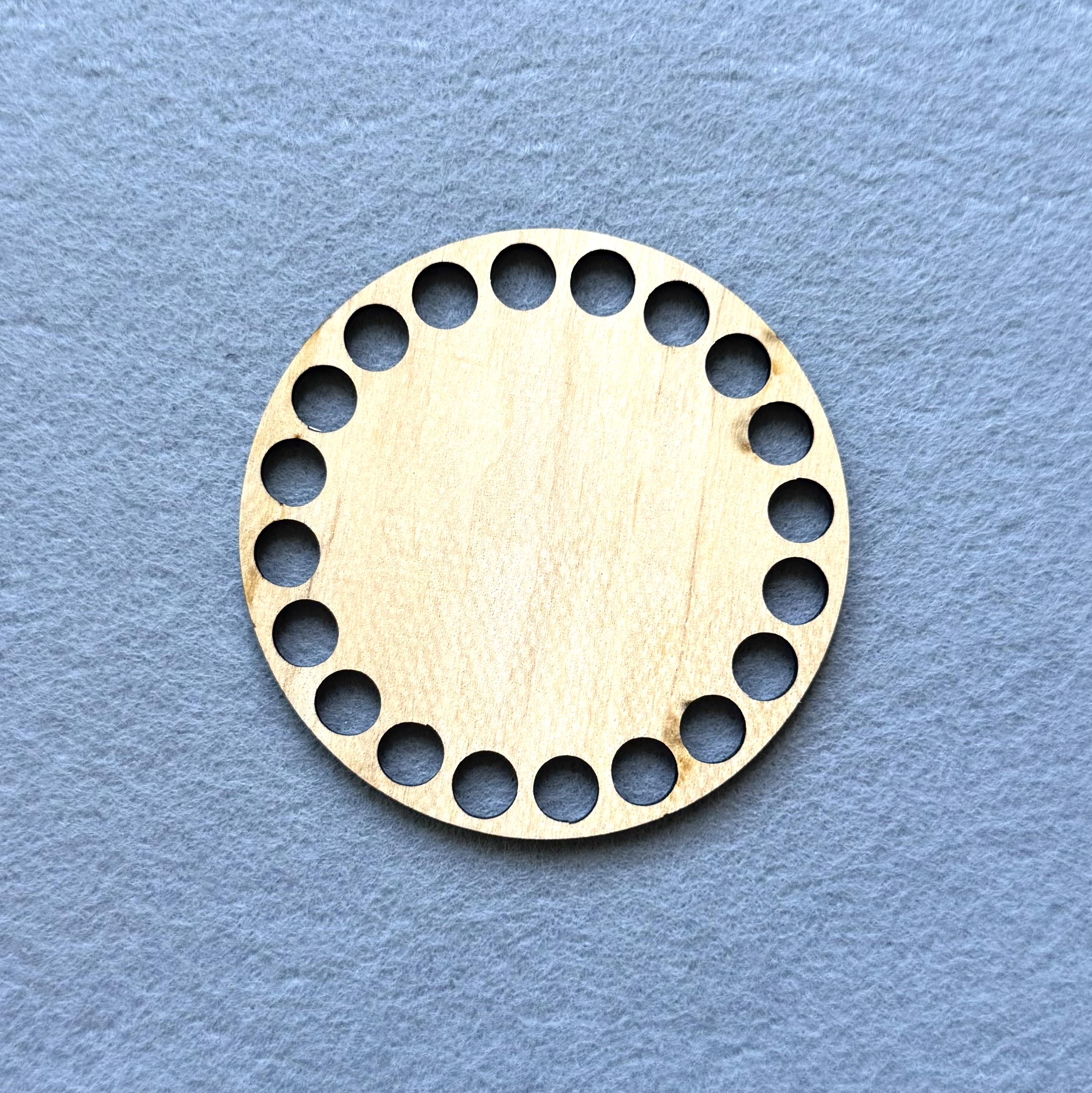 Донышко круглое для сумок и корзинок 9,5 см (19480) Донышко круглое для сумок и корзинок 9,5 см (19480)