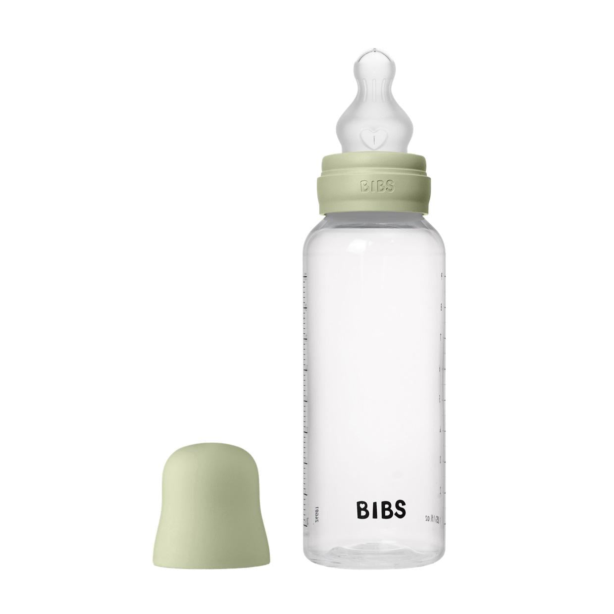 Пляшечка дитяча BIBS Round Silicone 270 мл Sage