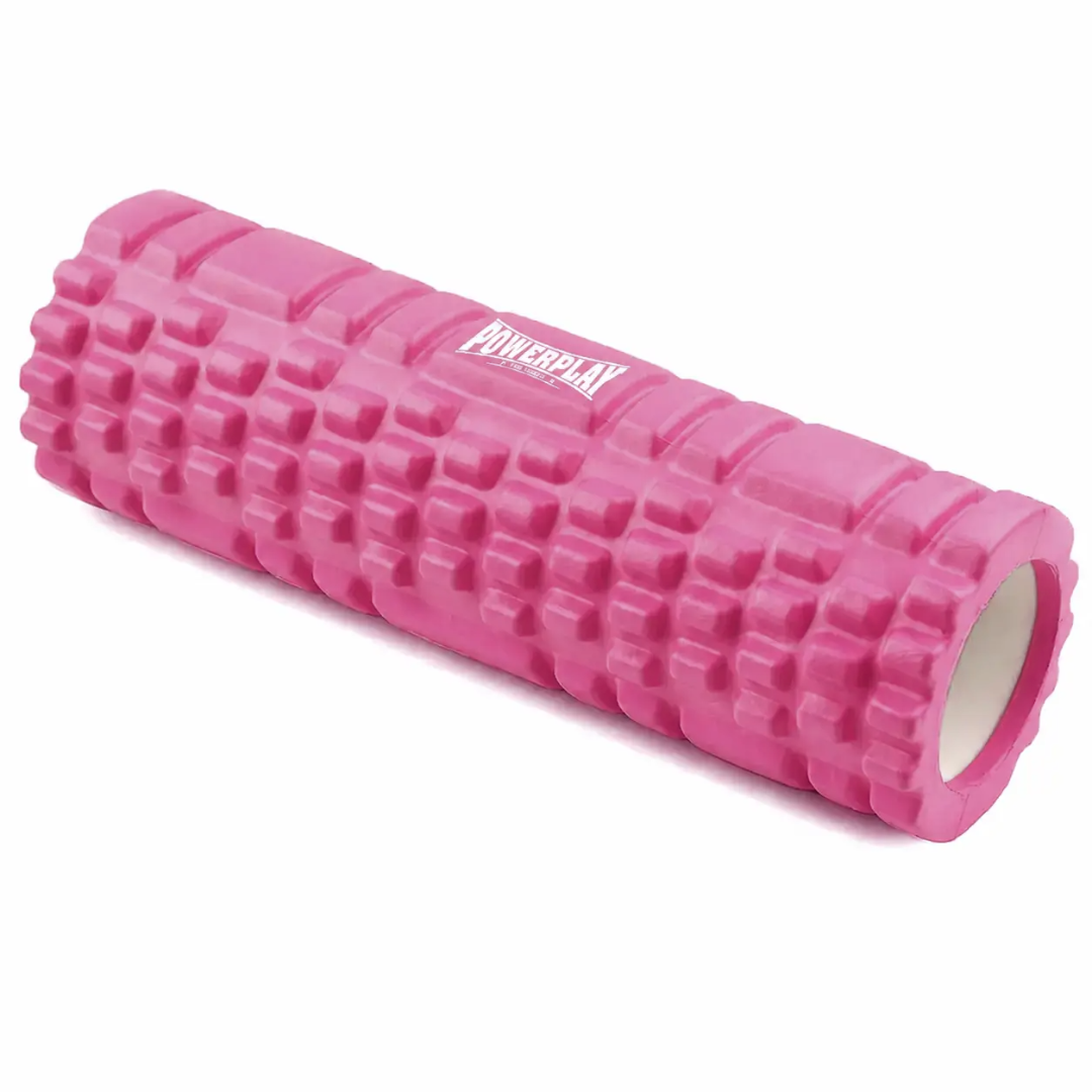 Ролик масажний PowerPlay 4342 Massage Roller 30x10 см Рожевий