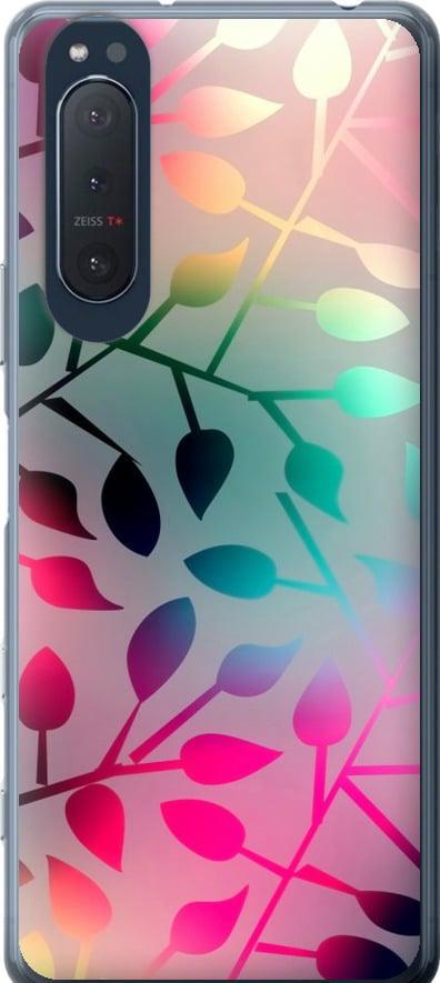 Чехол на Sony Xperia 5 II Листья (2235t-2258-42517)