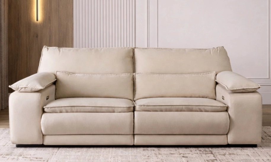 Диван Денвер без консоли Бежевый - фото 9