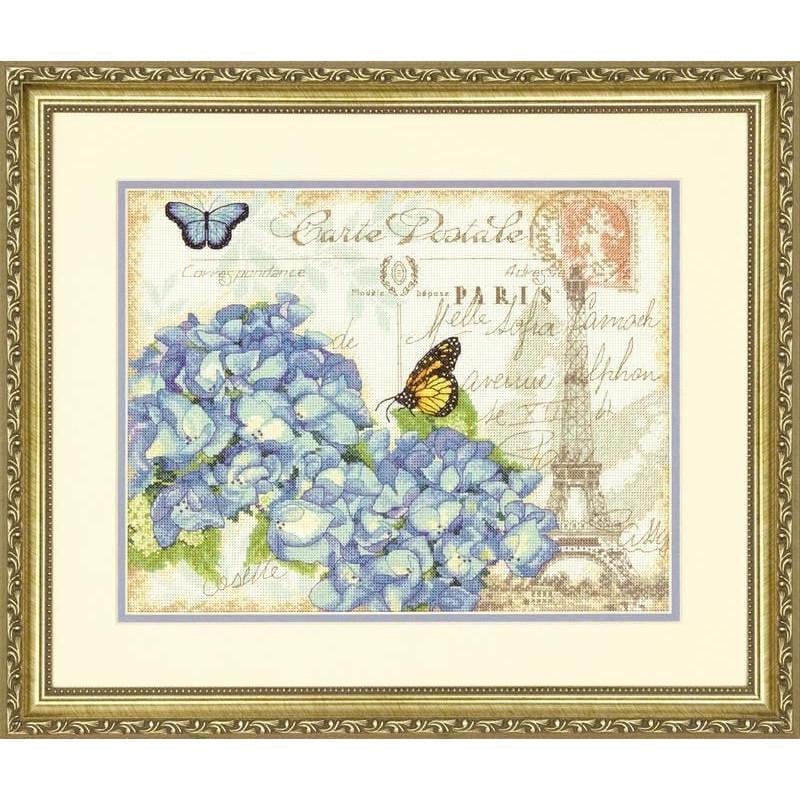 Набор для вышивания крестиком Dimensions 70-35307 Paris Hidrangea (6187)