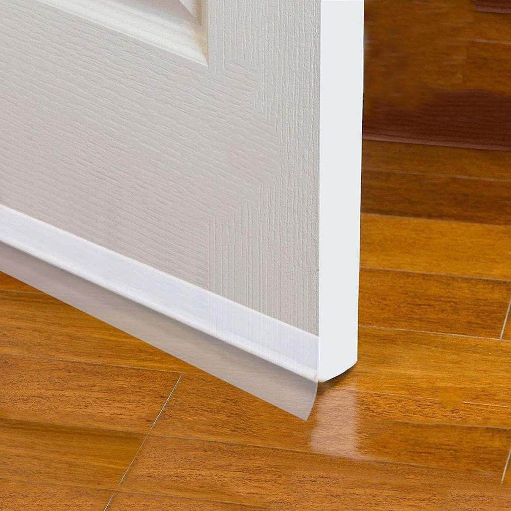 Уплотнительная самоклеящаяся лента для дверей и окон силиконовая 200 см Прозрачный - фото 2