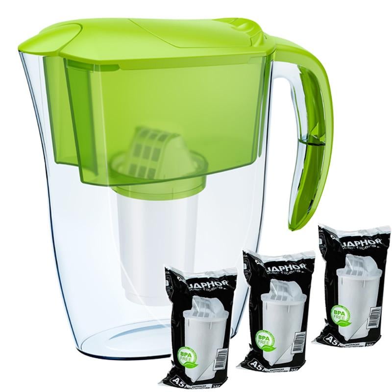 Фильтр-кувшин Аквафор Смайл три модуля A5 Лимонный (2290912723)