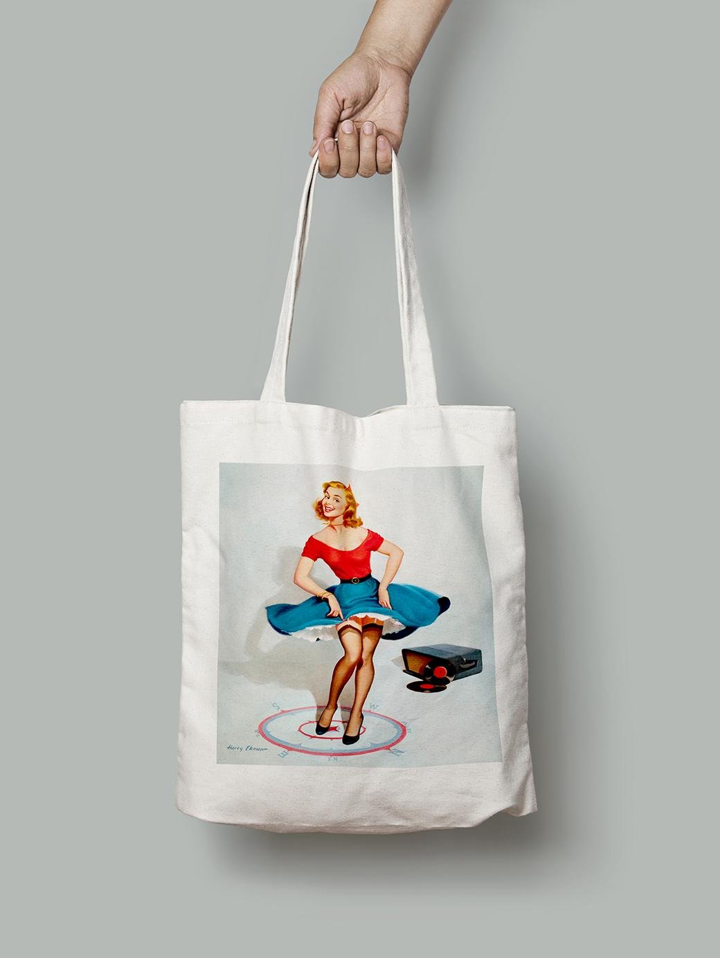 Эко-сумка Давай потанцуем 1940. Гарри Экман шопер (pin_up010122_Bag)