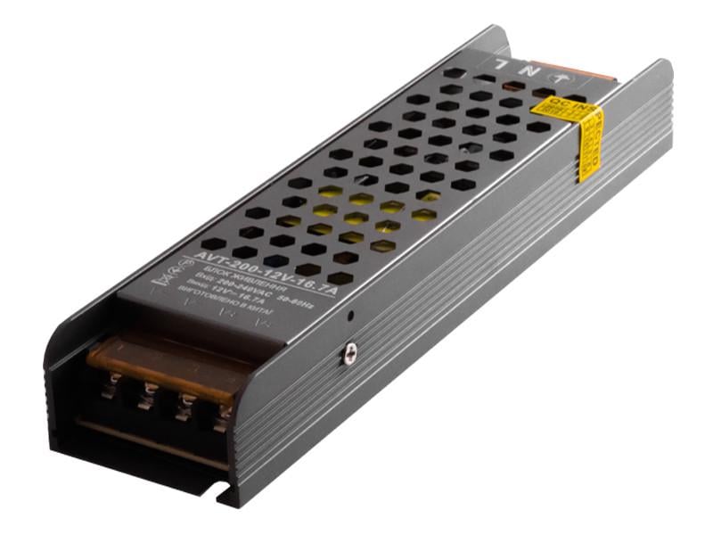 Блок питания 12 В 200 Вт IP20 (3563)