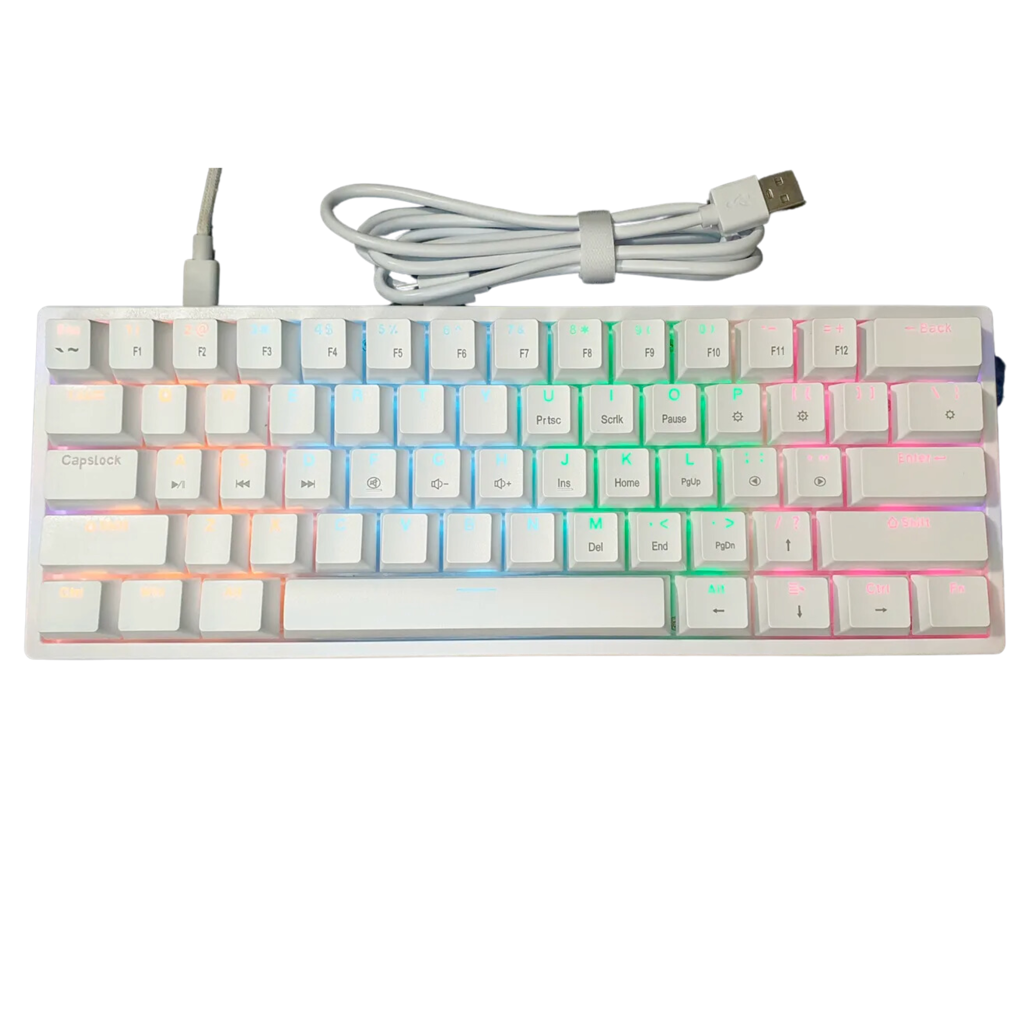 Клавіатура механічна ігрова Mucai MK61 з RGB підсвіткою та підтримкою Hot-Swap (23683246) - фото 4 Клавіатура механічна ігрова Mucai MK61 з RGB підсвіткою та підтримкою Hot-Swap (23683246) - фото 4