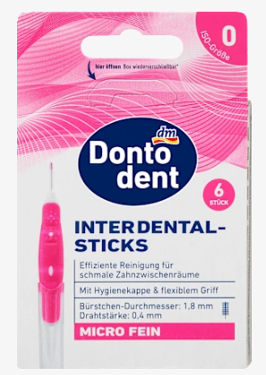 Щетки-ершики межзубные Dontodent ISO 0 0,4 мм 6 шт. (34189670)