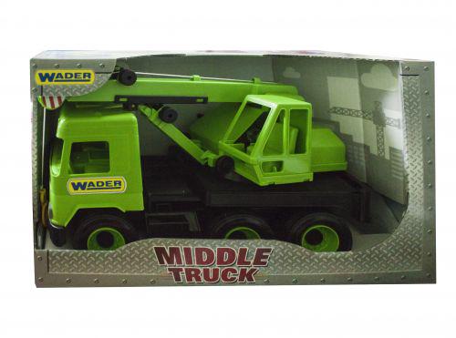 Автокран Middle Truck Green (41028)