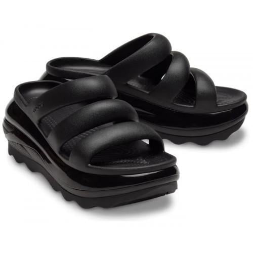 Шльопанці жіночі утеплені Crocs Mega Crush Triple Strap р. 36-37 Чорний (18336)