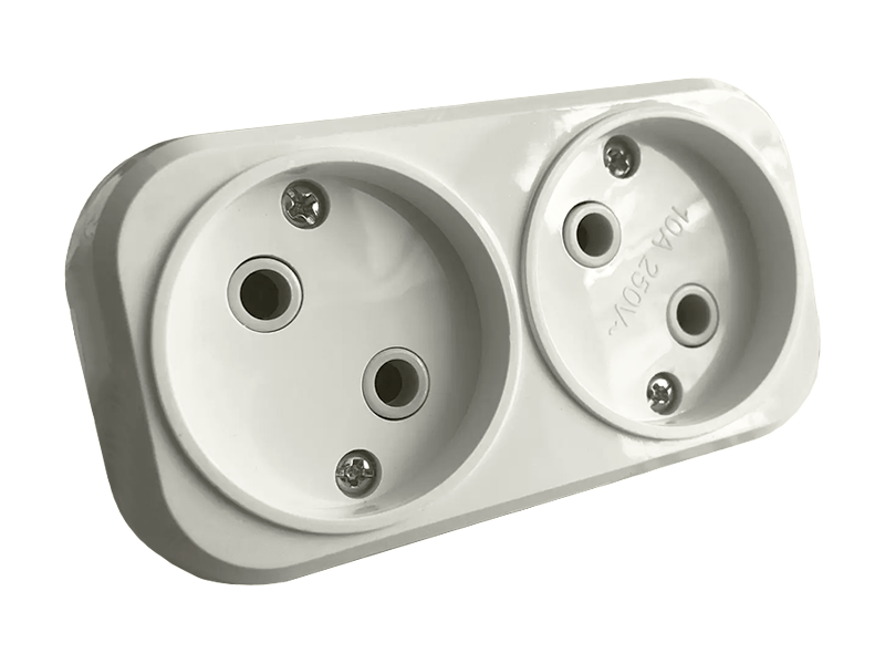 Разветвитель сетевой двойник Lemanso LMA010 (3256)