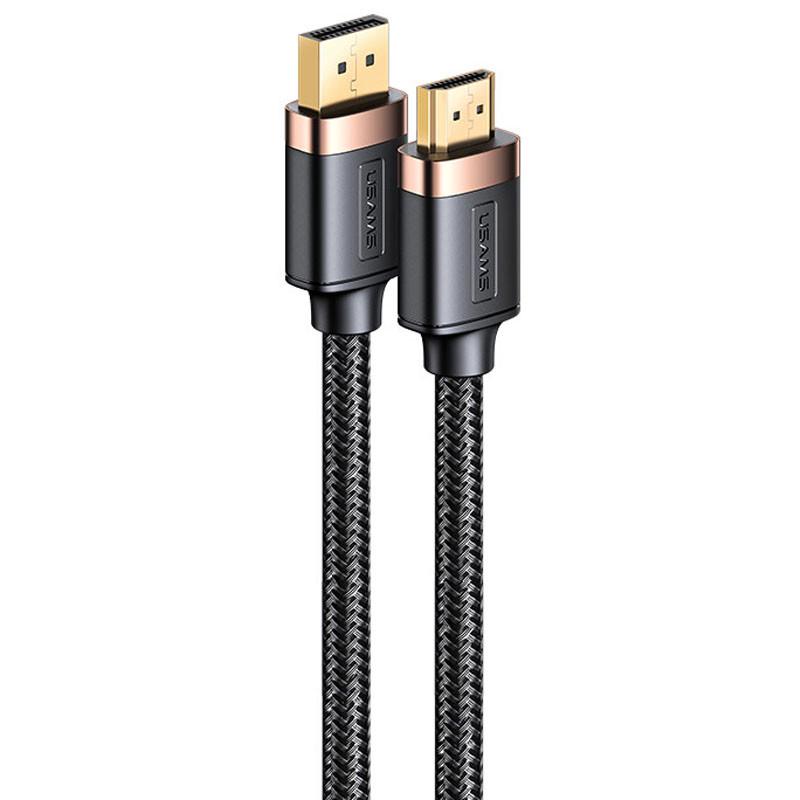 Кабель дата Usams US-SJ530 U74 4K HD DP To HDMI 2 м Черный (00000051931_1)