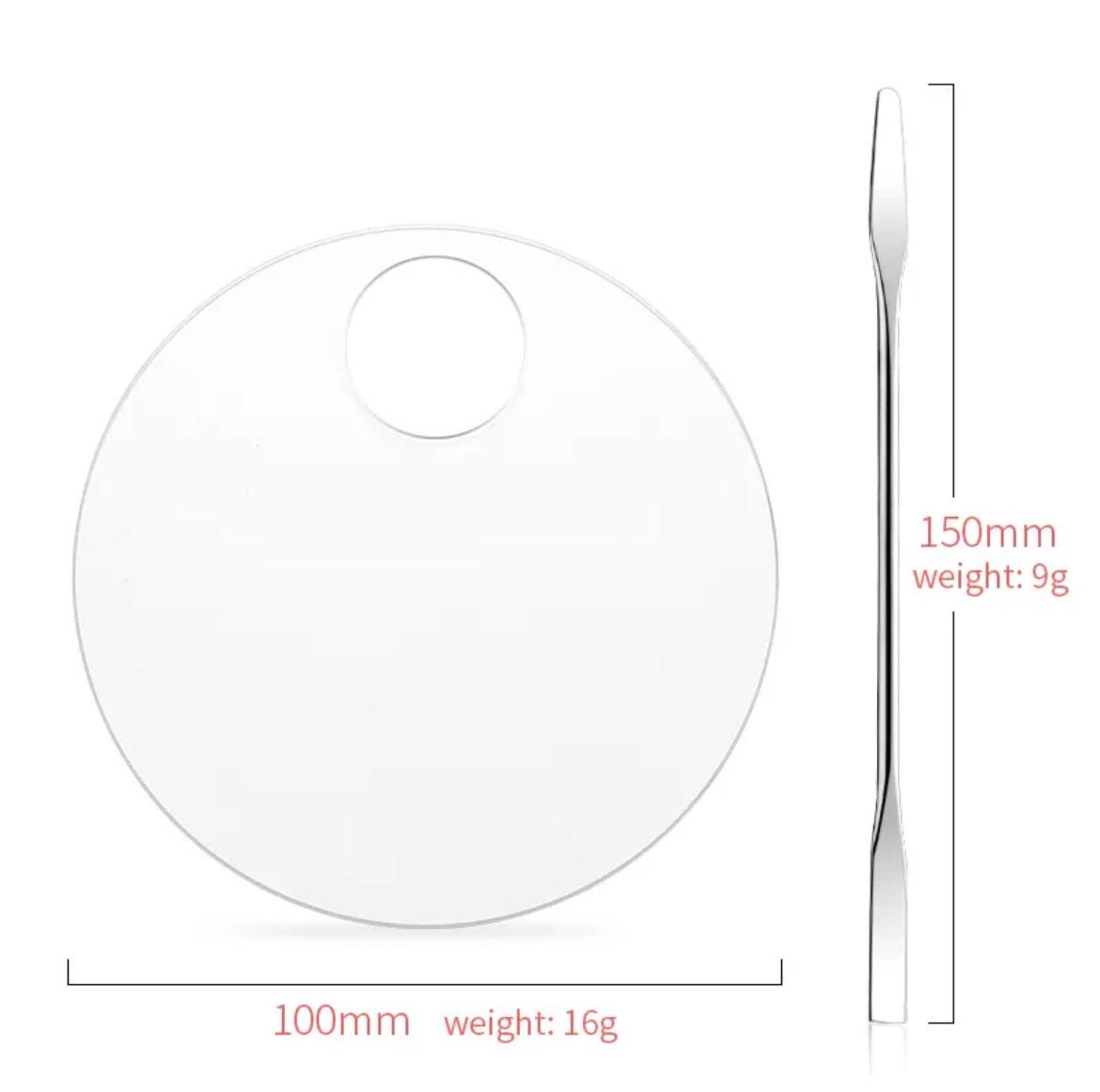 Палитра пластиковая круглая для смешивания косметики (14222) - фото 3 Палитра пластиковая круглая для смешивания косметики (14222) - фото 3