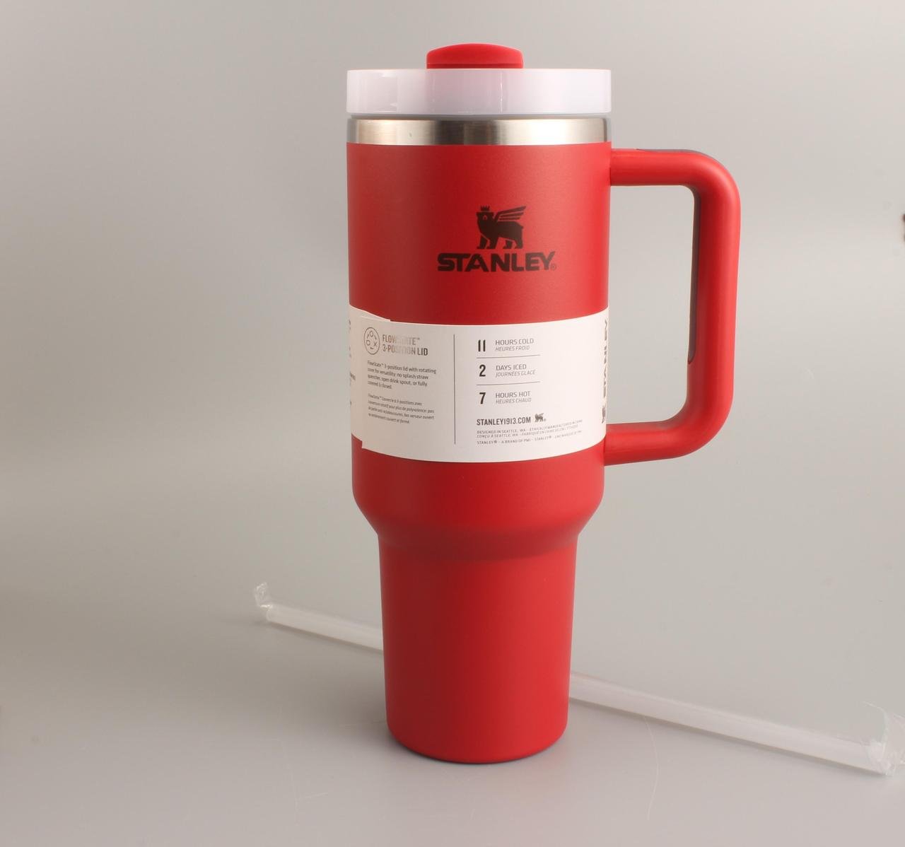 Термочашка Stanley Quencher H2.0 Tumbler из нержавеющей стали 1,18 л Crimson (KT6007822)