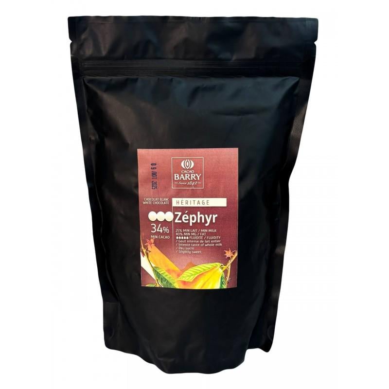 Шоколад белый Cacao Barry Zephyr 34 % 0,5 кг (11427)