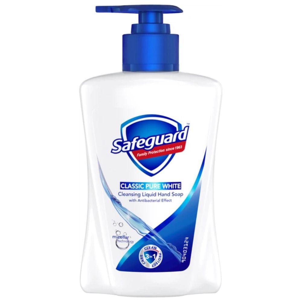 Жидкое мыло Safeguard Classic pure white 225 мл