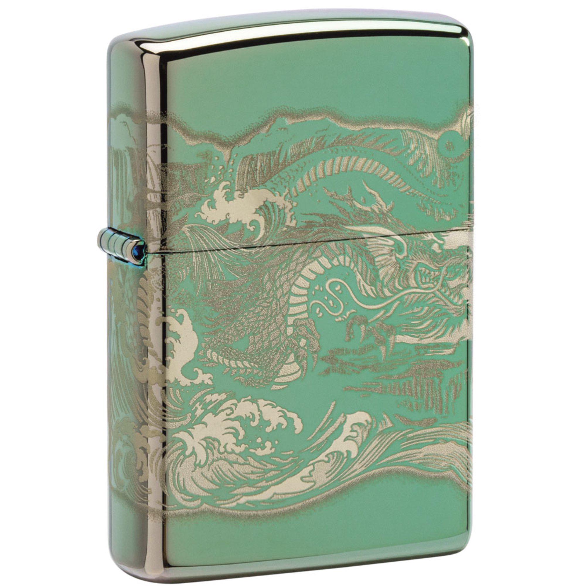 Зажигалка Zippo Dragon and Tiger Engraved 360 Chameleon (80877)