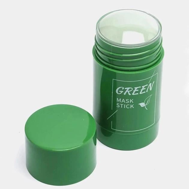 Маска для обличчя Green Tea Mask Stick від Nicor з екстрактом зеленого чаю глиняна у формі стіка