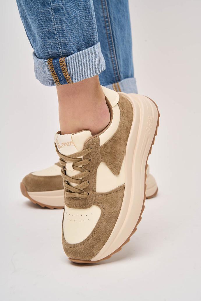 Кроссовки женские LONZA р. 39 Бежевый (175039) - фото 2