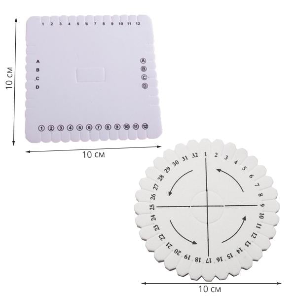 Схемы кумихимо шаблоны для плетения изделий в древней японской технике 4 шт. (Q00184) - фото 11 Схемы кумихимо шаблоны для плетения изделий в древней японской технике 4 шт. (Q00184) - фото 11