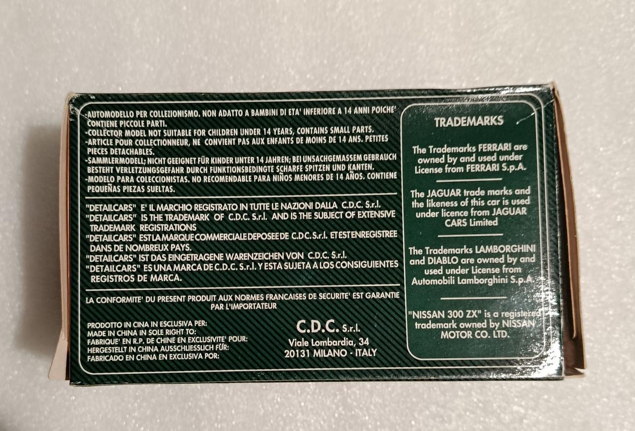 Игрушечная машинка Matchbox Collectibles 1:43 Lamborghini Diablo Roadster 1990 s Detail Cars Collection №112 (DC-112) - фото 6