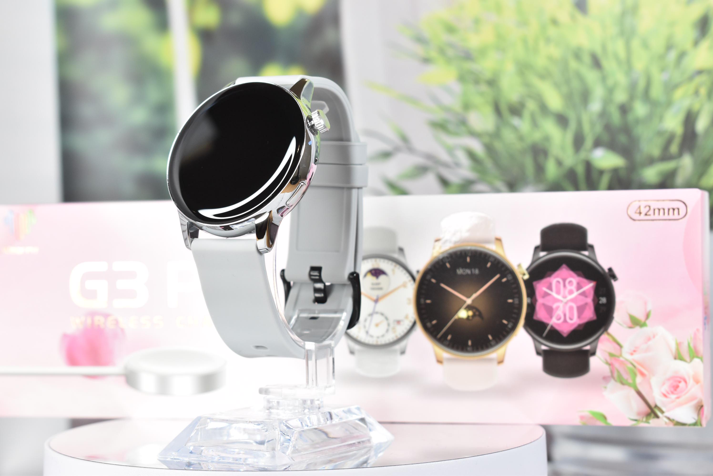 Смарт-часы Smart Watch G3 Pro круглые 42 мм Серые (23710498)