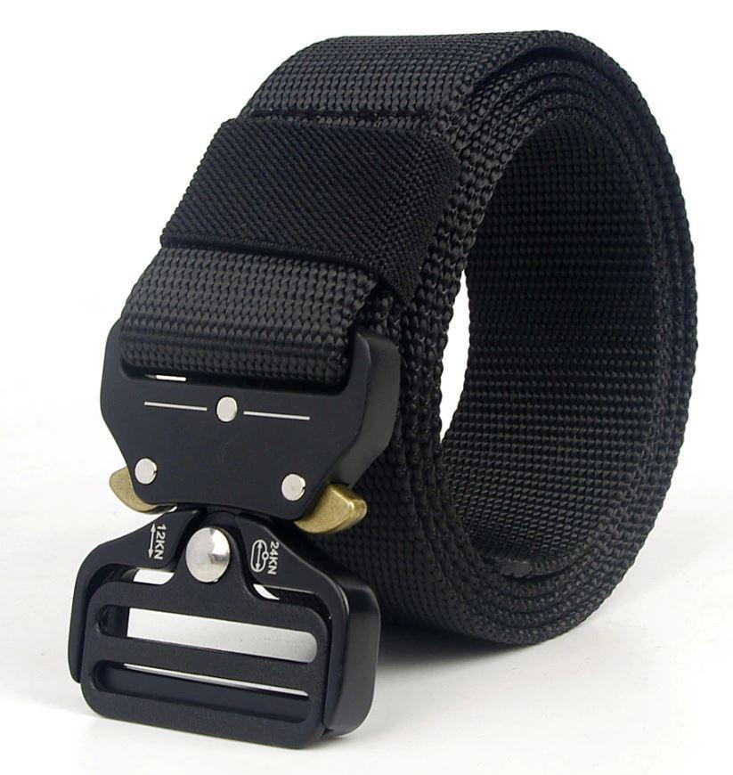 Ремінь чоловічий Tactical Belt 140х4 см Чорний
