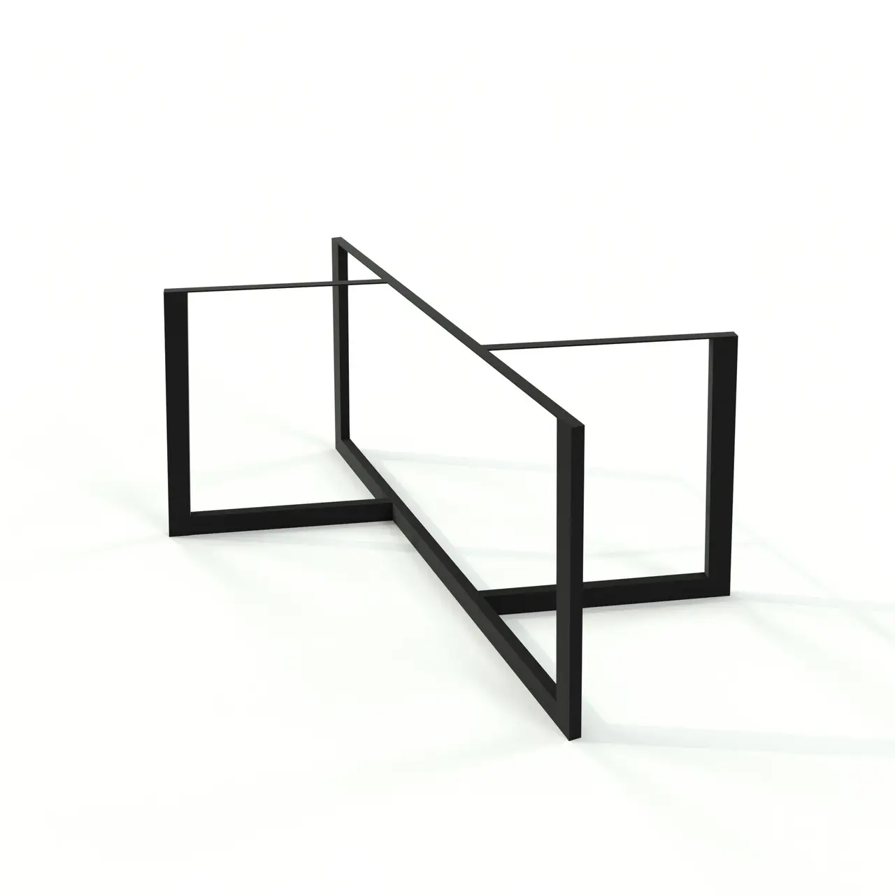 Каркас металлический для столов Коркас высота 72 см Черный