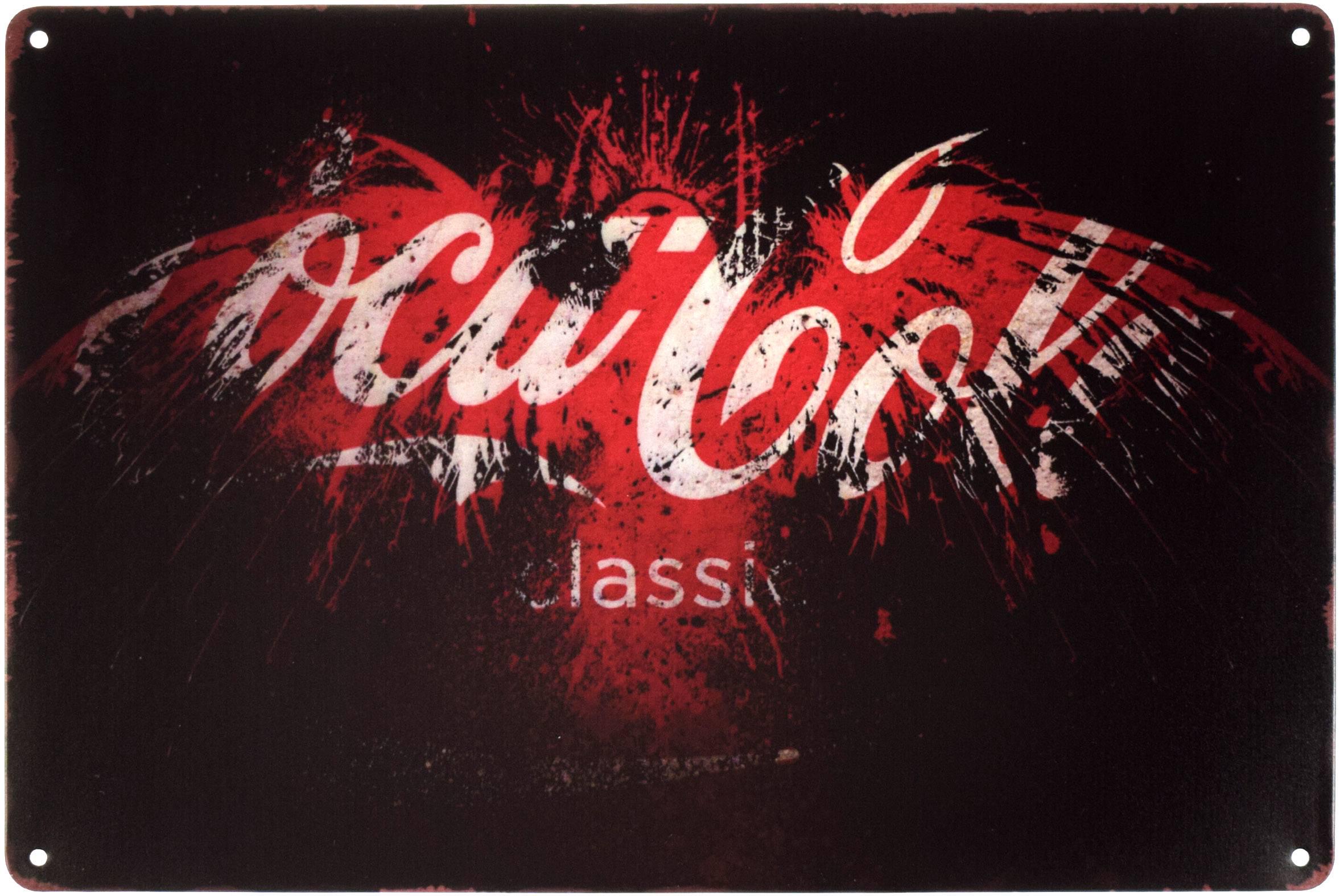 Табличка металлическая Кока-Кола/Coca-Cola Classic 20x30 см