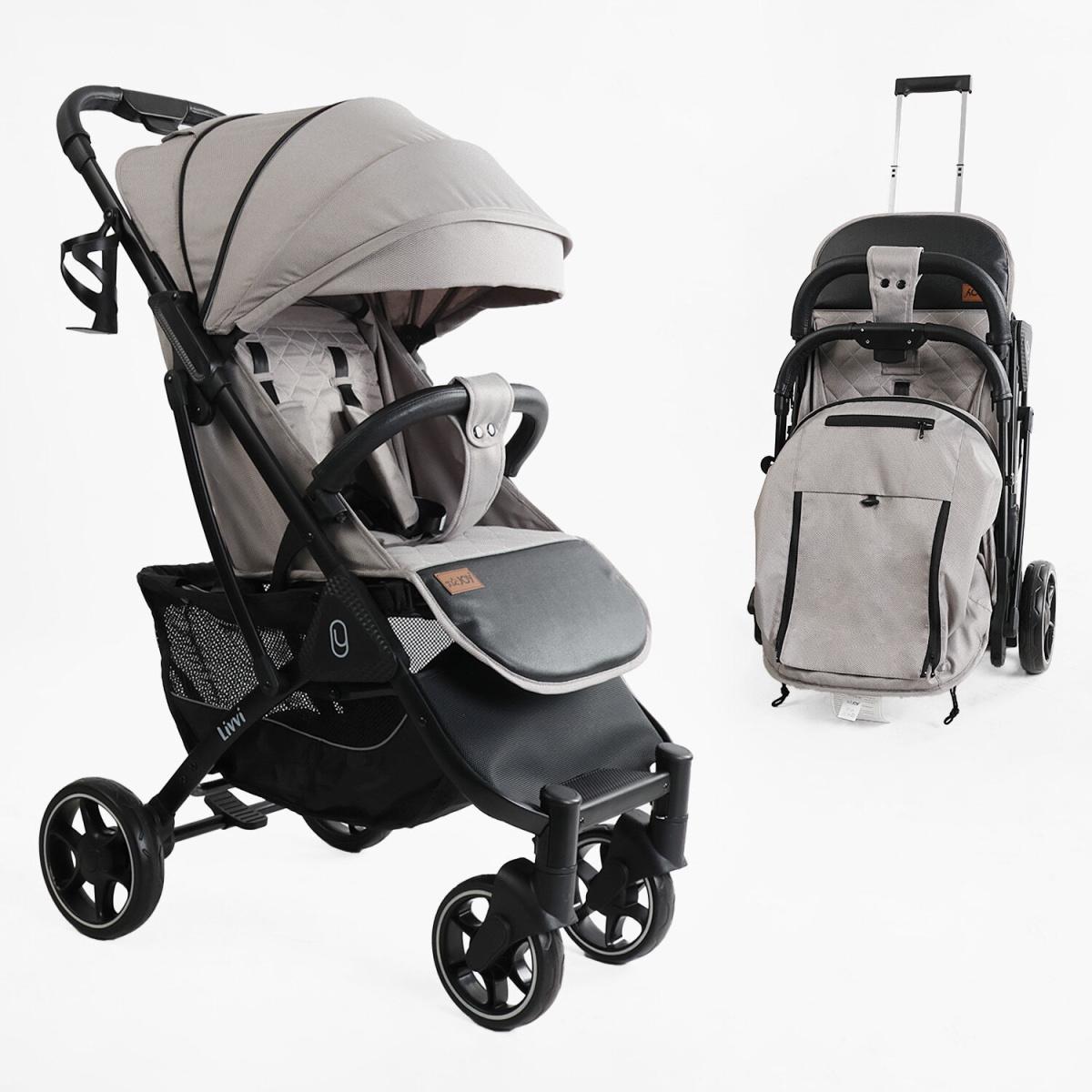 Коляска дитяча прогулянкова Joy Livvi Сірий (LV-09257) - фото 6