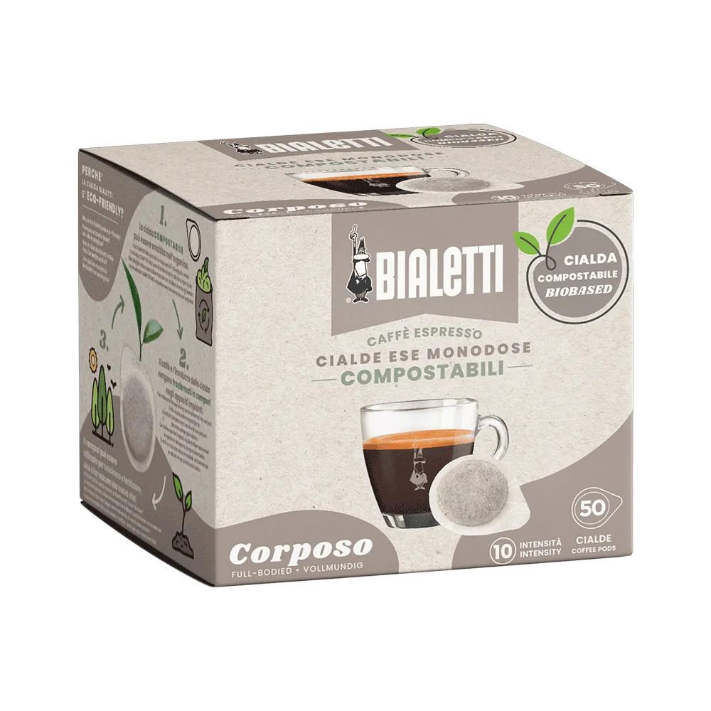 Кофе в чалдах Bialetti CORPOSO 50 шт. (096080426) Кофе в чалдах Bialetti CORPOSO 50 шт. (096080426)
