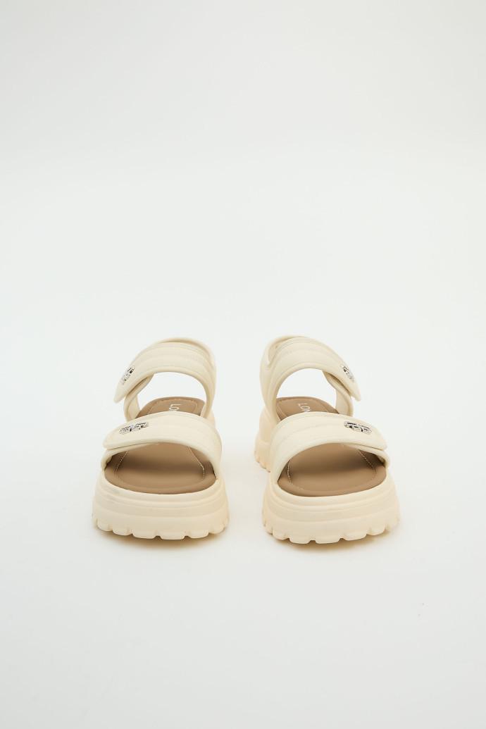 Сандалии женские LONZA на платформе р. 37 Бежевый (198716) - фото 4 Сандалии женские LONZA на платформе р. 37 Бежевый (198716) - фото 4