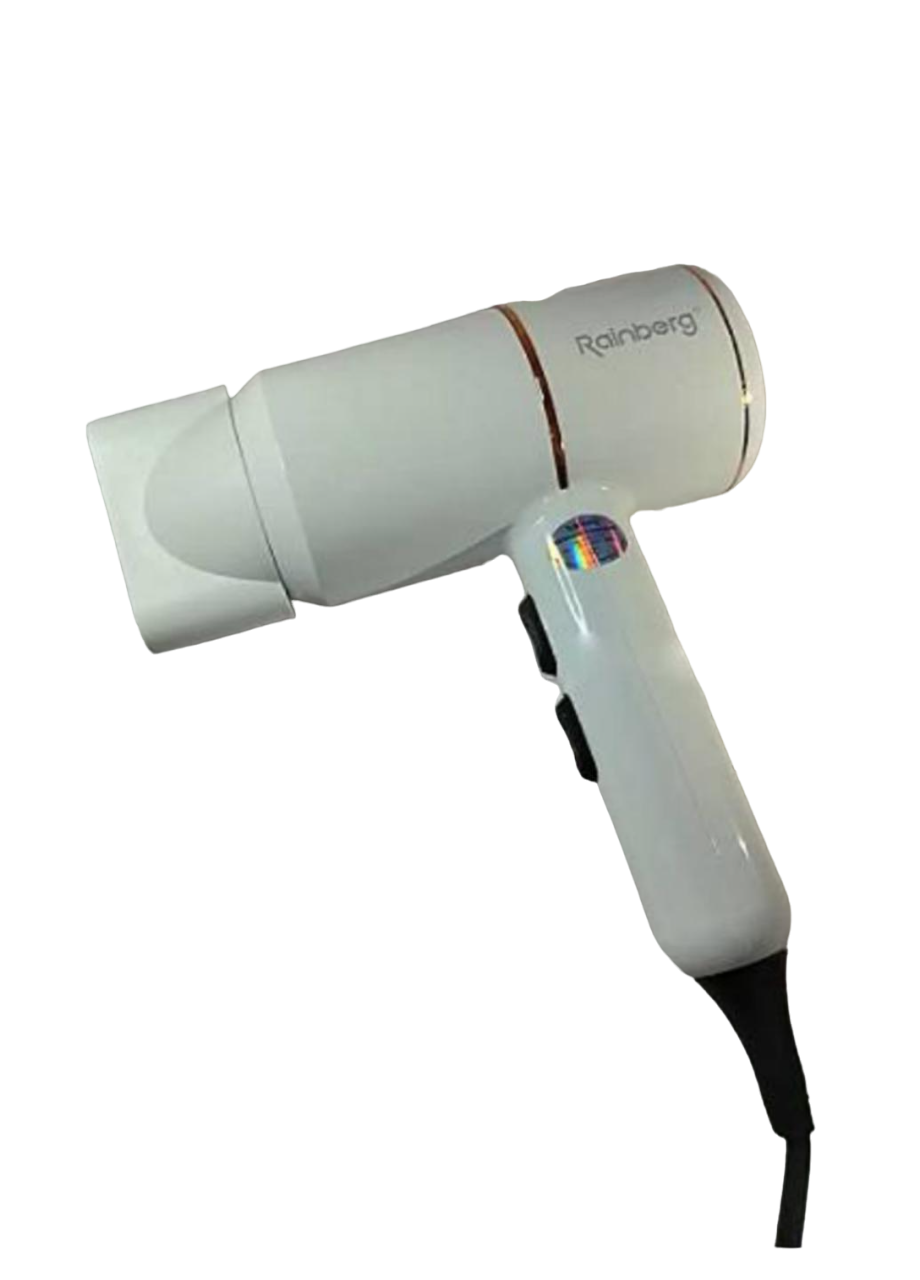 Фен для укладки волос Rainberg RB-2211 профессиональный 6800 Вт 25х25 см Белый (6995255)
