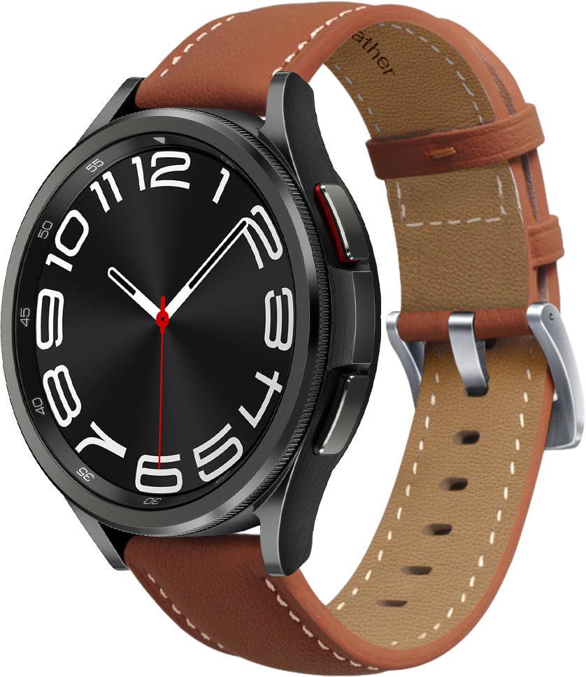 Ремешок кожаный Folsa для Galaxy Watch 6 Classic 47 мм Brown (39212-30)