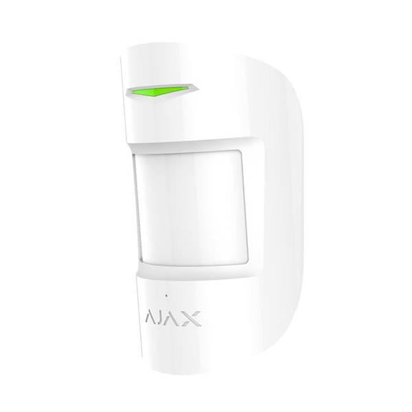 Датчик руху і розбиття Ajax CombiProtect White