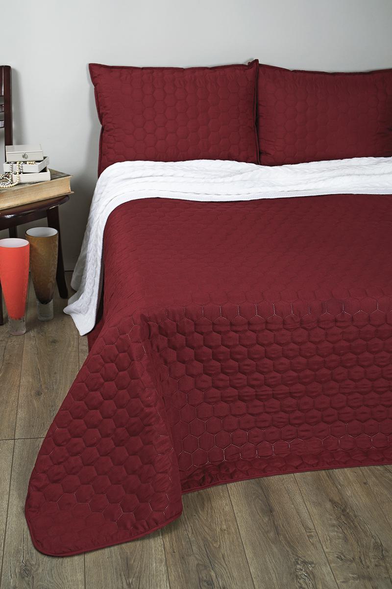 Покривало Lotus Broadway-Comb 200х220 см Бордовий (20274)