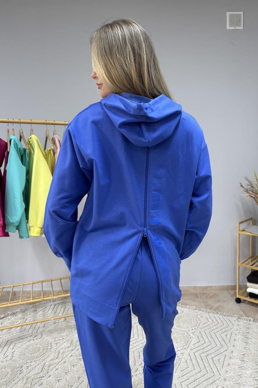 Костюм женский 2-х на замке M Синий (М82.1) (917-1-61) - фото 3 Костюм женский 2-х на замке M Синий (М82.1) (917-1-61) - фото 3