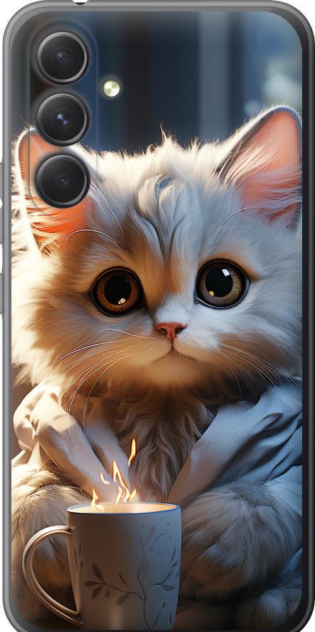 Чехол на Samsung Galaxy A54 A546E White cat (5646u-2935-42517)