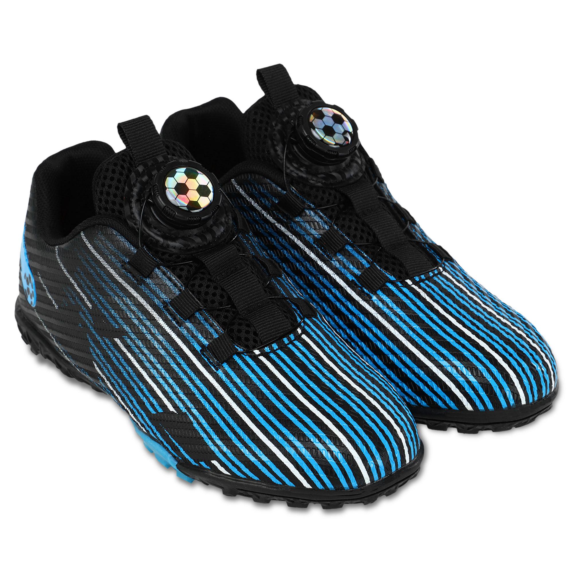 Сороконіжки футбольні дитячі S-LieNiao X09-32-38-2 р. 36 Чорний/Синій - фото 3 Сороконіжки футбольні дитячі S-LieNiao X09-32-38-2 р. 36 Чорний/Синій - фото 3