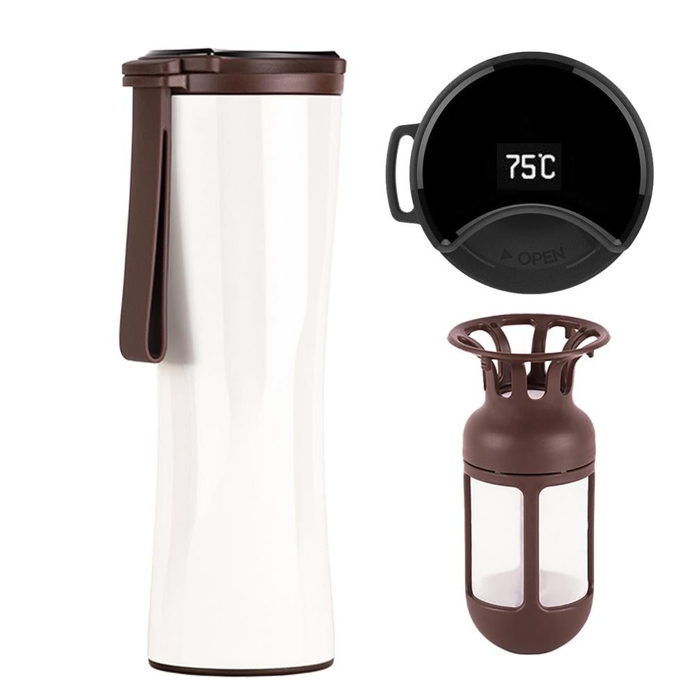 Термокружка Kiss Kiss Fish MOKA Smart Coffee Tumbler 430 мл White
