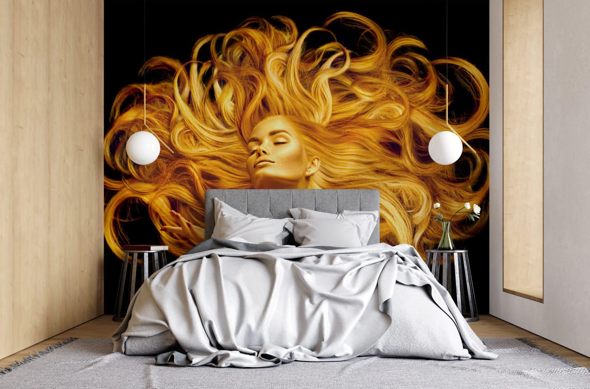 Фотообои флизелиновые Styleo Print-walls Золотая женщина 072 400х250 см (Pw-072/4)