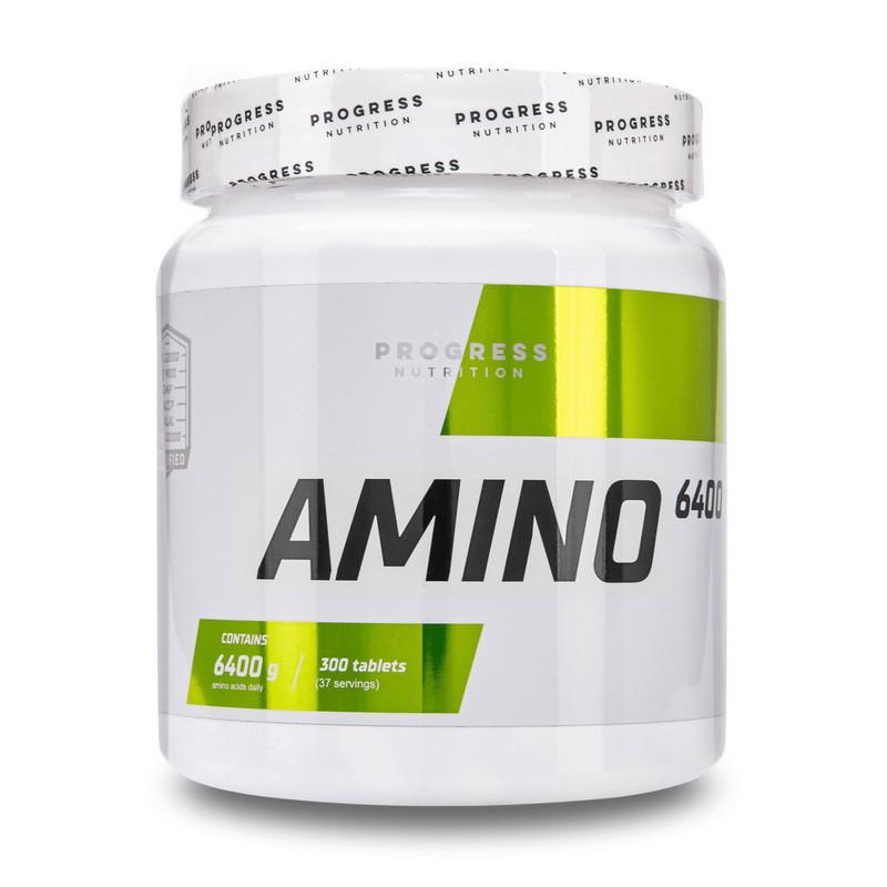 Комплексні амінокислоти Progress Nutrition Amino 6400 300 капс. (21854-01)