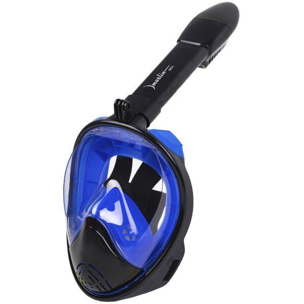 Маска для снорклинга полнолицевая Marlin SEA S/M Black/Dark Blue Маска для снорклинга полнолицевая Marlin SEA S/M Black/Dark Blue
