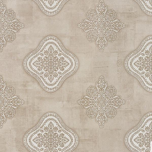 Виниловые обои Zambaiti Parati 1,06x10,05 м Бежевый (1034383)