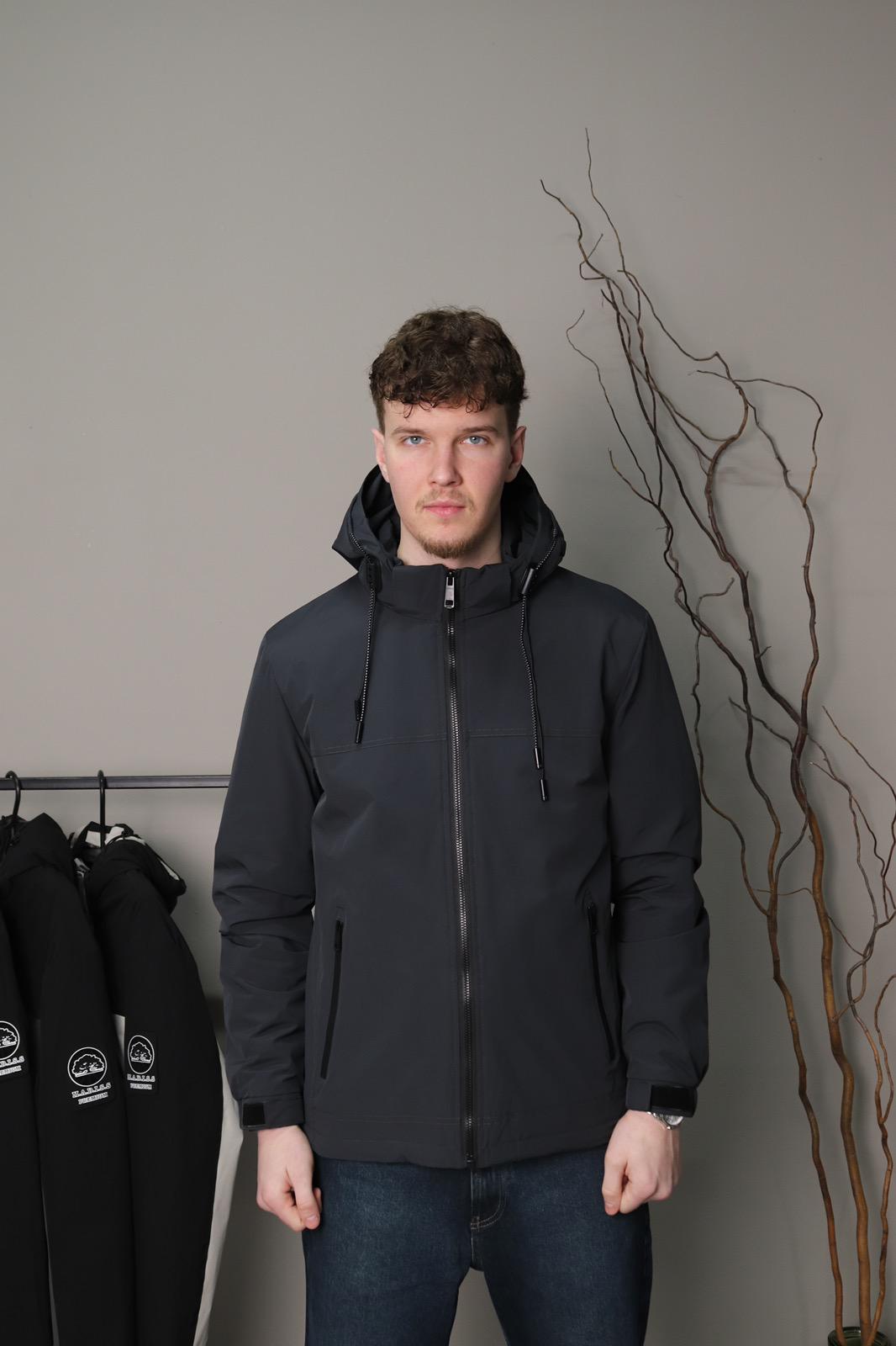 Куртка чоловіча осіння р. 54 Чорний (5632)