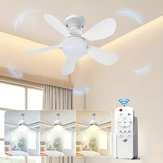 Вентилятор стельовий з пультом та світлом 30 Вт 40 см Білий (SAM-9910) - фото 16 Вентилятор стельовий з пультом та світлом 30 Вт 40 см Білий (SAM-9910) - фото 16