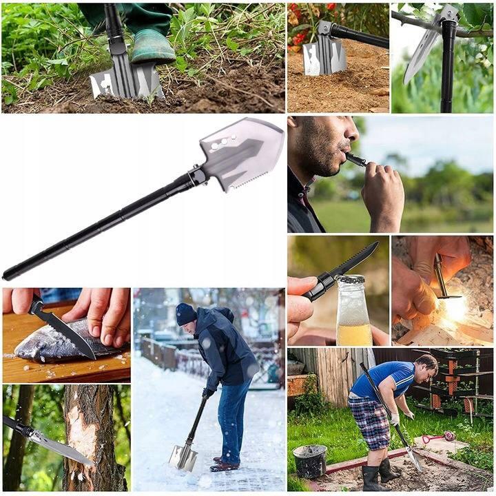 Саперка для выживания армейская 12в1 - фото 3 Саперка для выживания армейская 12в1 - фото 3