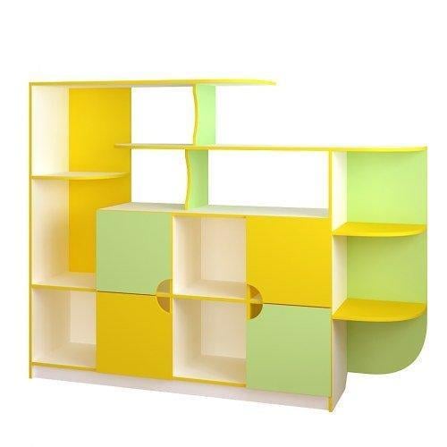 Детская стенка для игрушек Карапуз Yellow/Green Water